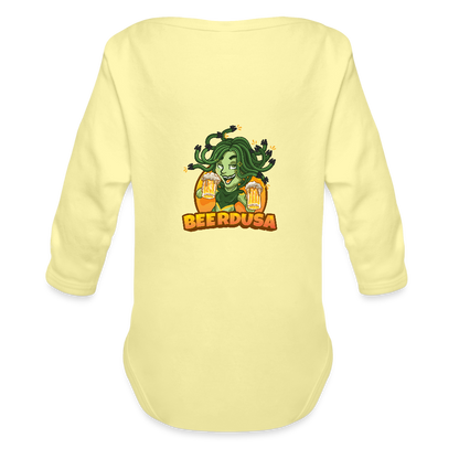 Baby Bio-Langarm-Body - Hellgelb