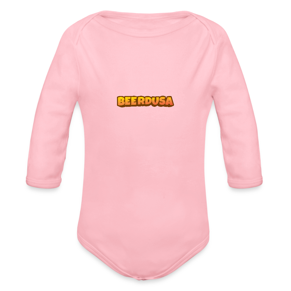 Baby Bio-Langarm-Body - Hellrosa