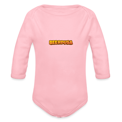 Baby Bio-Langarm-Body - Hellrosa