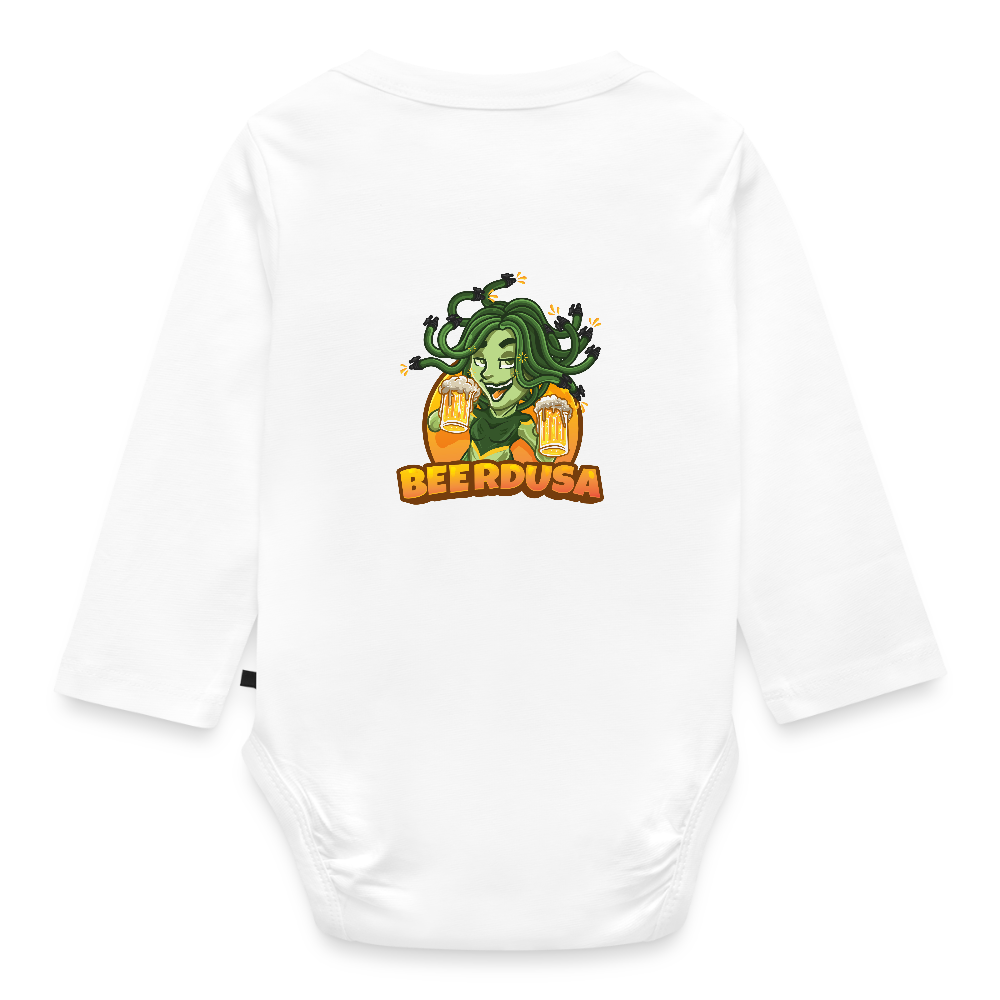 Baby Bio-Langarm-Body - Weiß