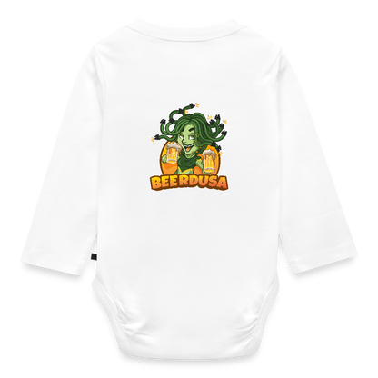 Baby Bio-Langarm-Body - Weiß