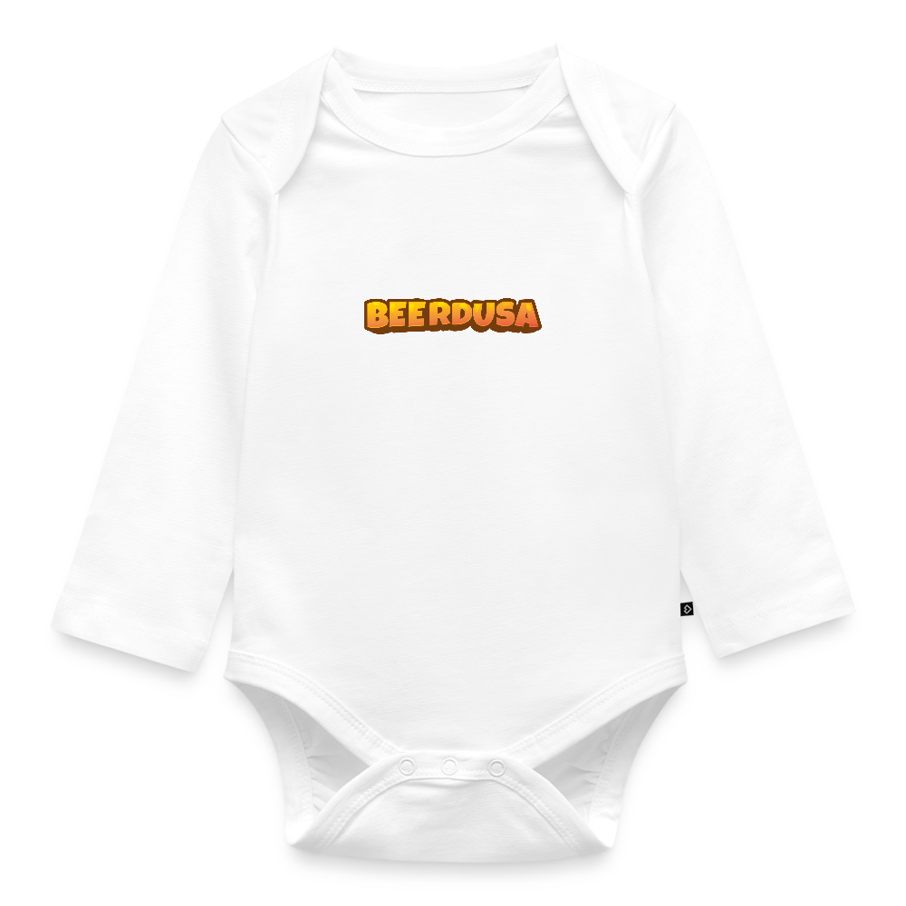 Baby Bio-Langarm-Body - Weiß