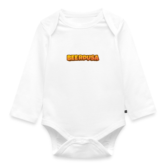 Baby Bio-Langarm-Body - Weiß