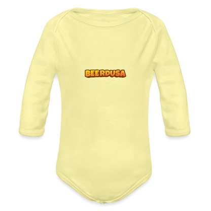Baby Bio-Langarm-Body - Hellgelb