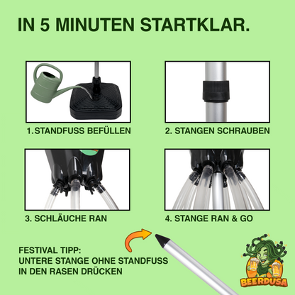 Beerdusa 8er Biertrichter - Das Original